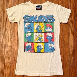 2007 Smurfs Junk Food Vintage T-Shirt